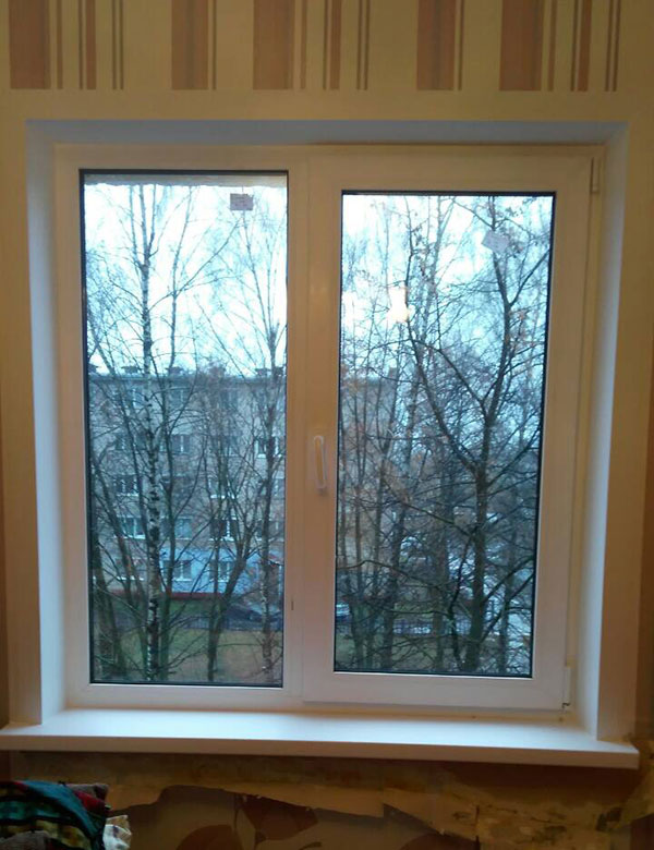 Окна в спальне и в зале, г. Минск, ул. Казинца д. 121а